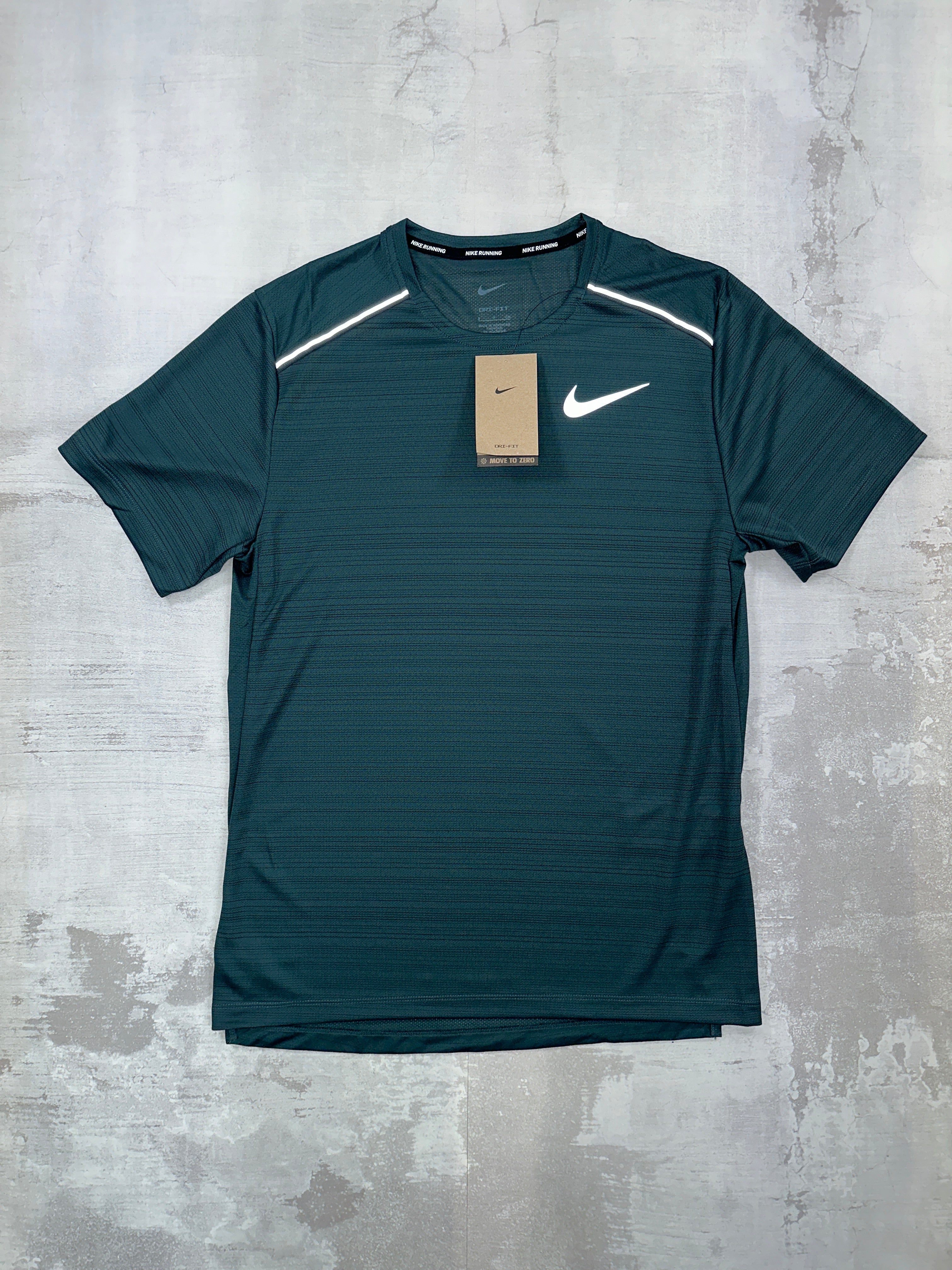 nike miler neon t shirt