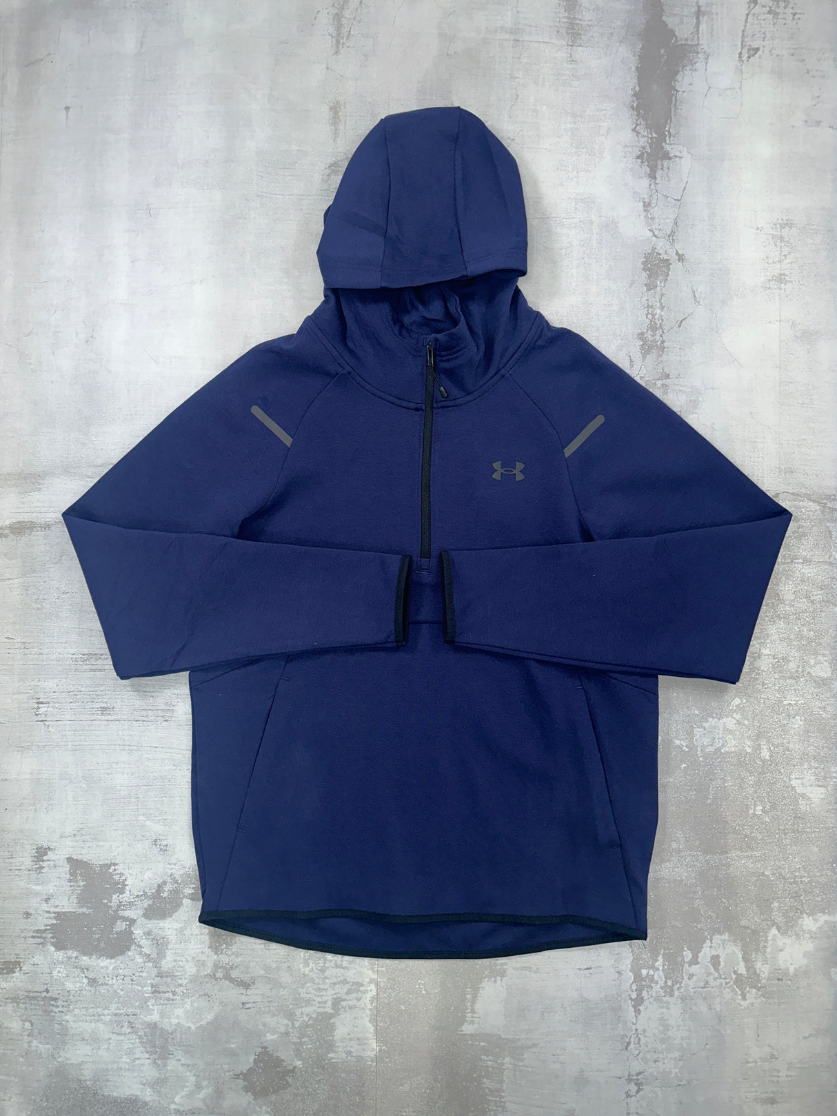 Under Armour Storm Fit hooded 1/2 zip Navy