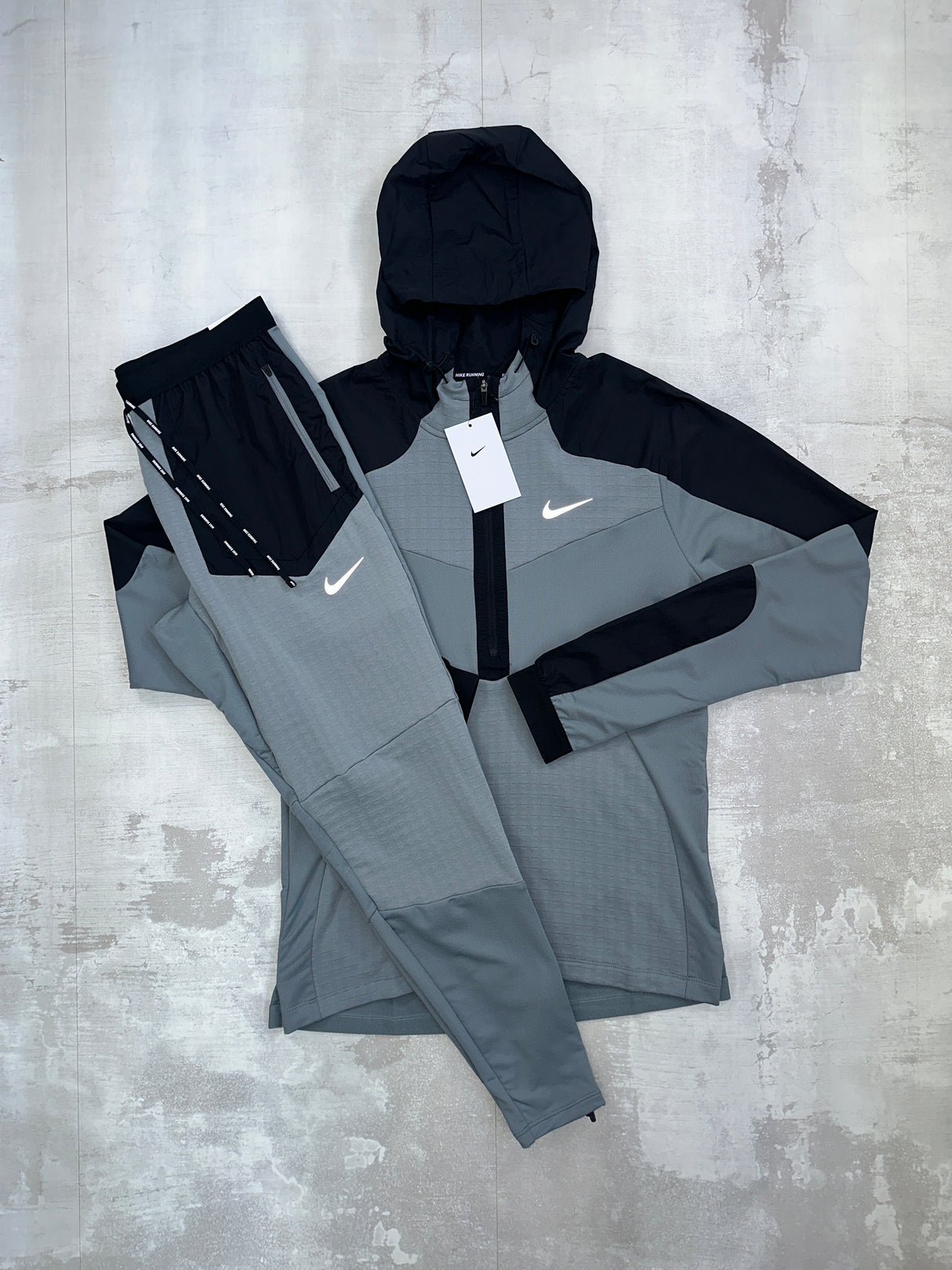 Nike Dri-Fit Phenom Set Grey - Jacket & Trousers