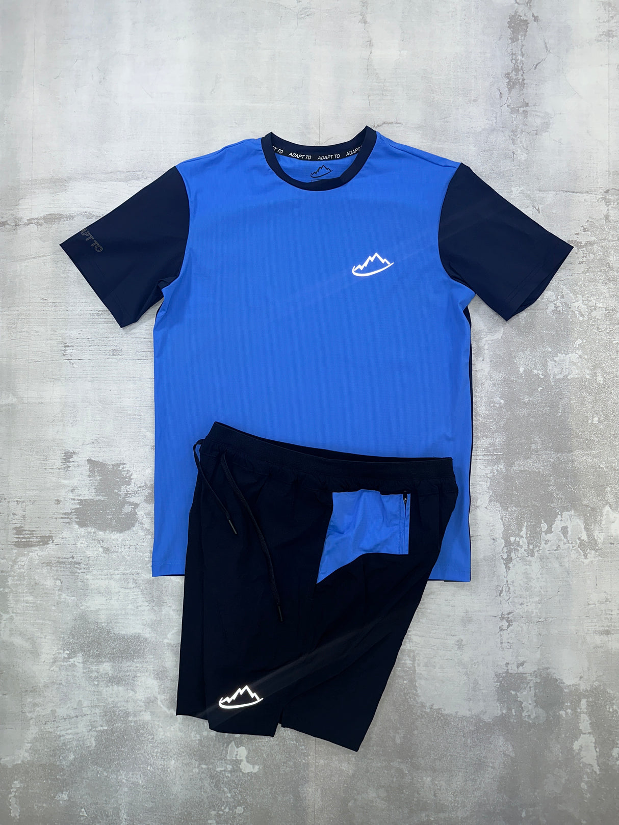Adapt To Agility Set Navy - T-shirt & Shorts