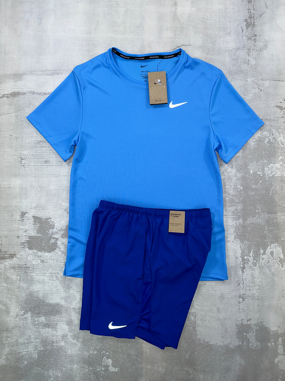 Nike Miler set Sky Blue - t-shirt and shorts