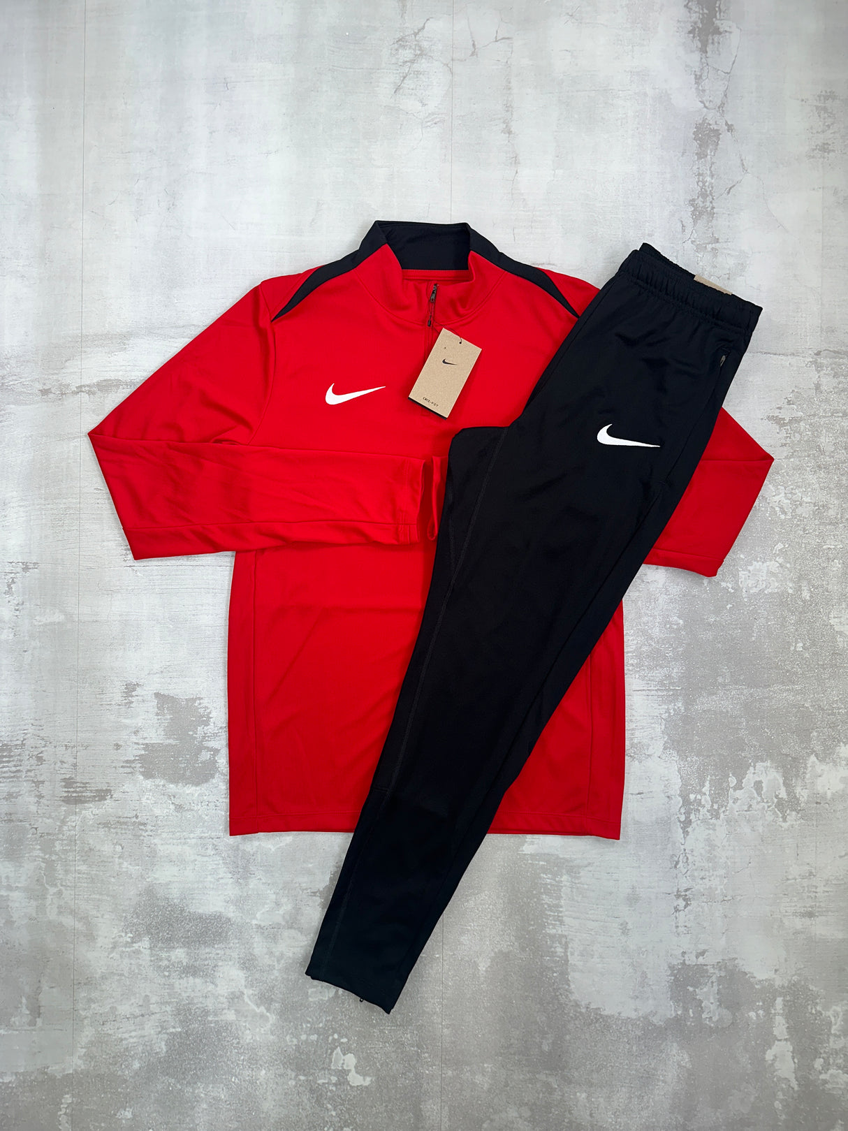 Nike Academy Pro Drill set Red - 1/2 zip & trousers