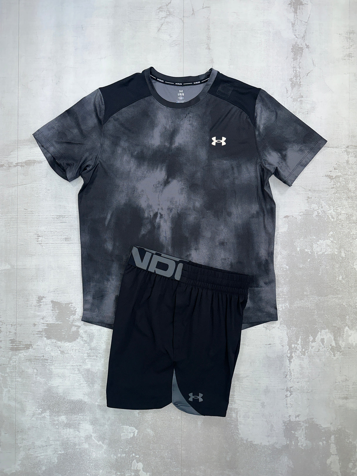 Under Armour Gradient set Black - t-shirt and shorts