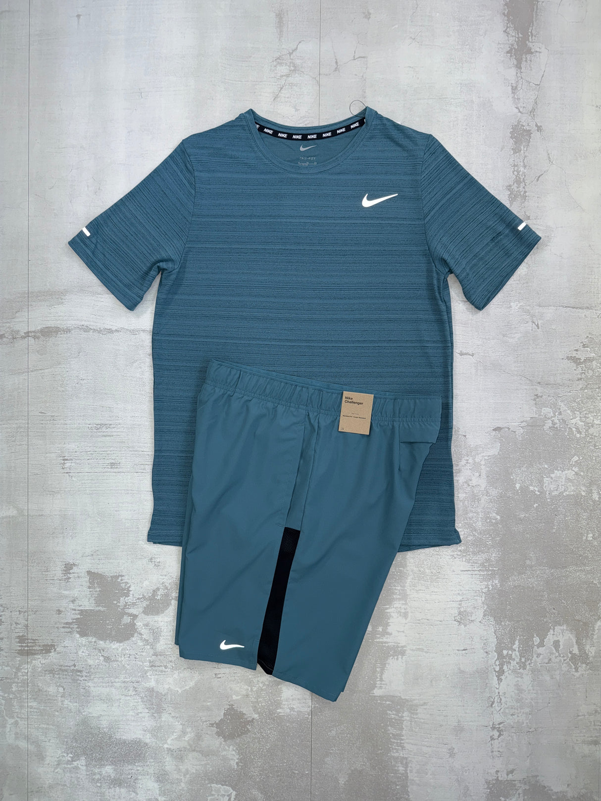 Nike Junior Miler set Sky Blue - t-shirt & shorts