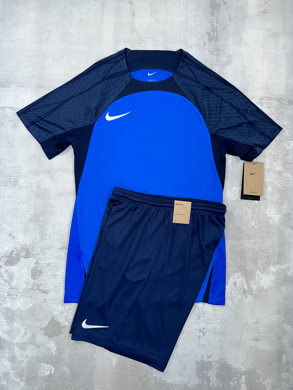 Nike Dri-Fit Strike set Royal Blue - t-shirt & shorts