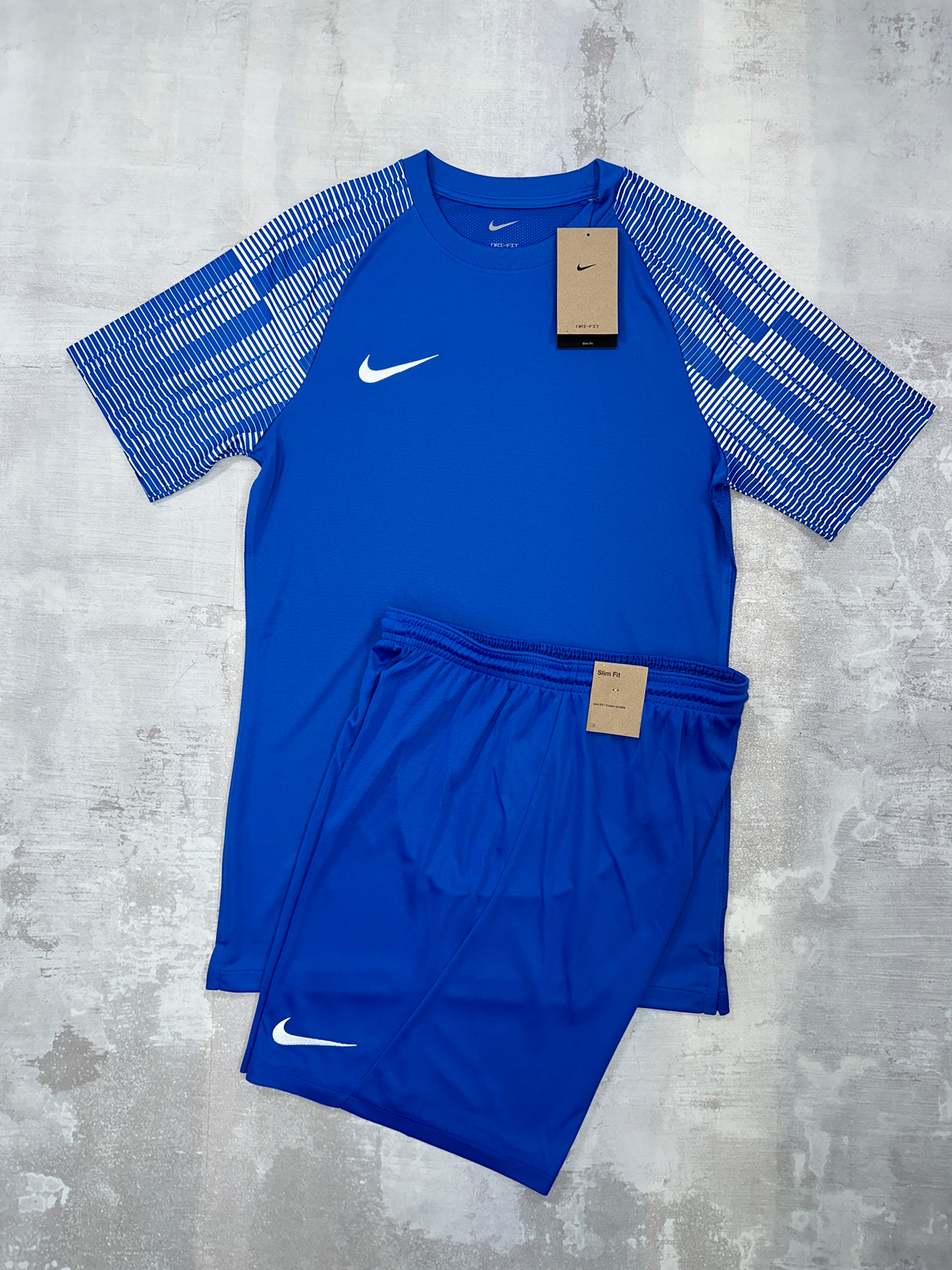 Nike Dri-Fit Academy Pro Set Full Royal Blue - t-shirt and shorts