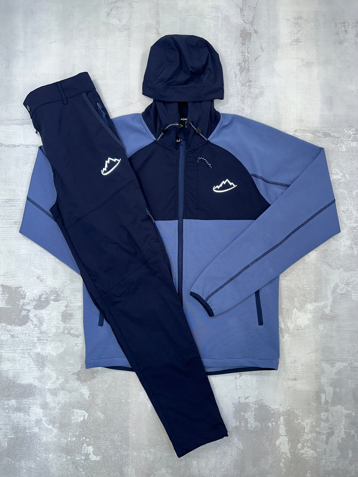 Adapt To Fleece Expedition Set Navy - Jacket & Trousers