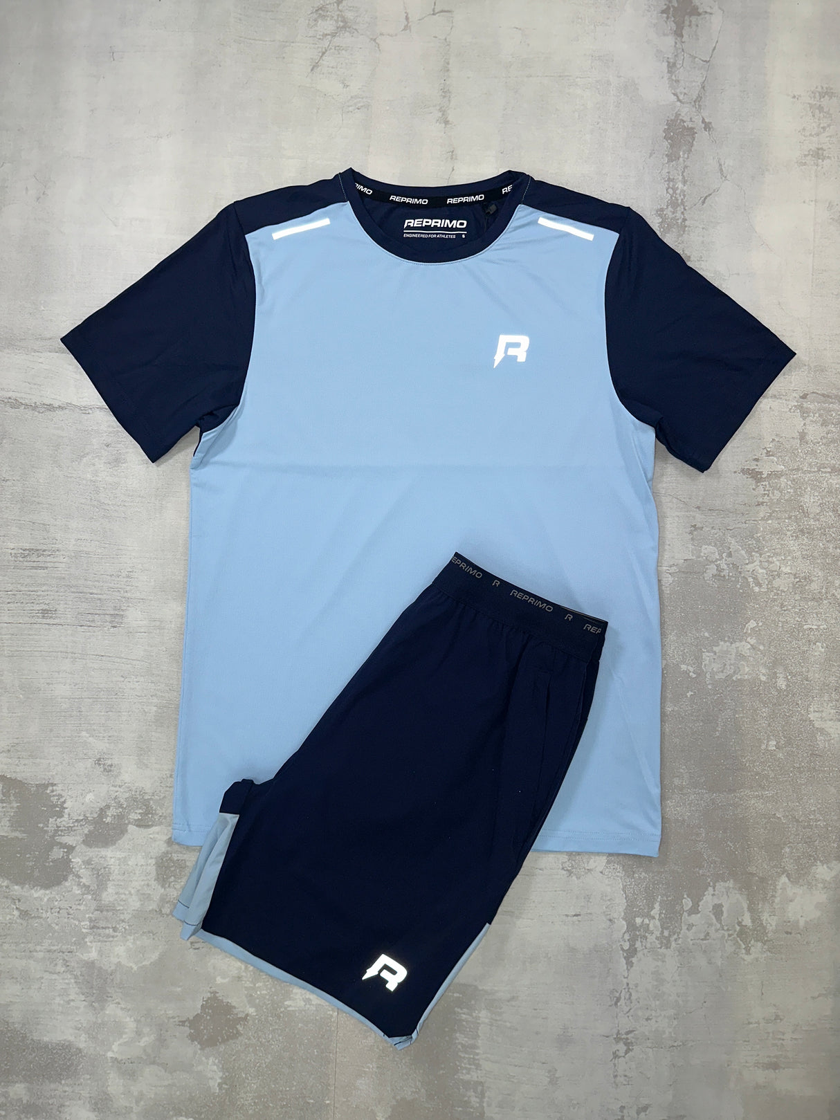 Reprimo Flight Set Navy / Sky - T-Shirt and short