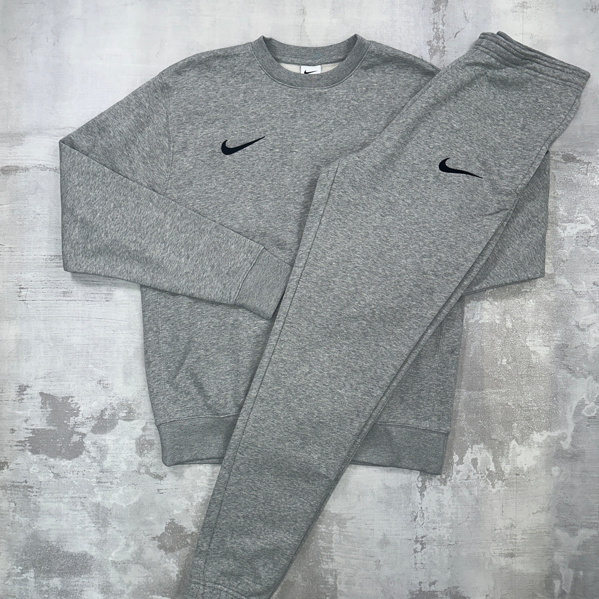 nike club tracksuit grey