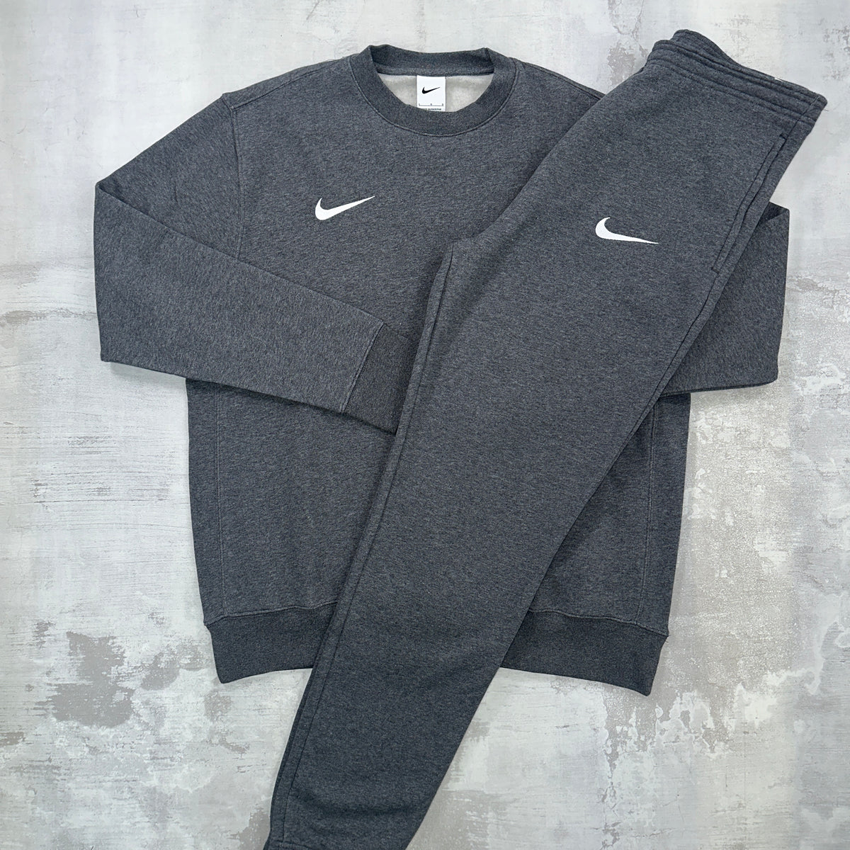 nike club tracksuit grey