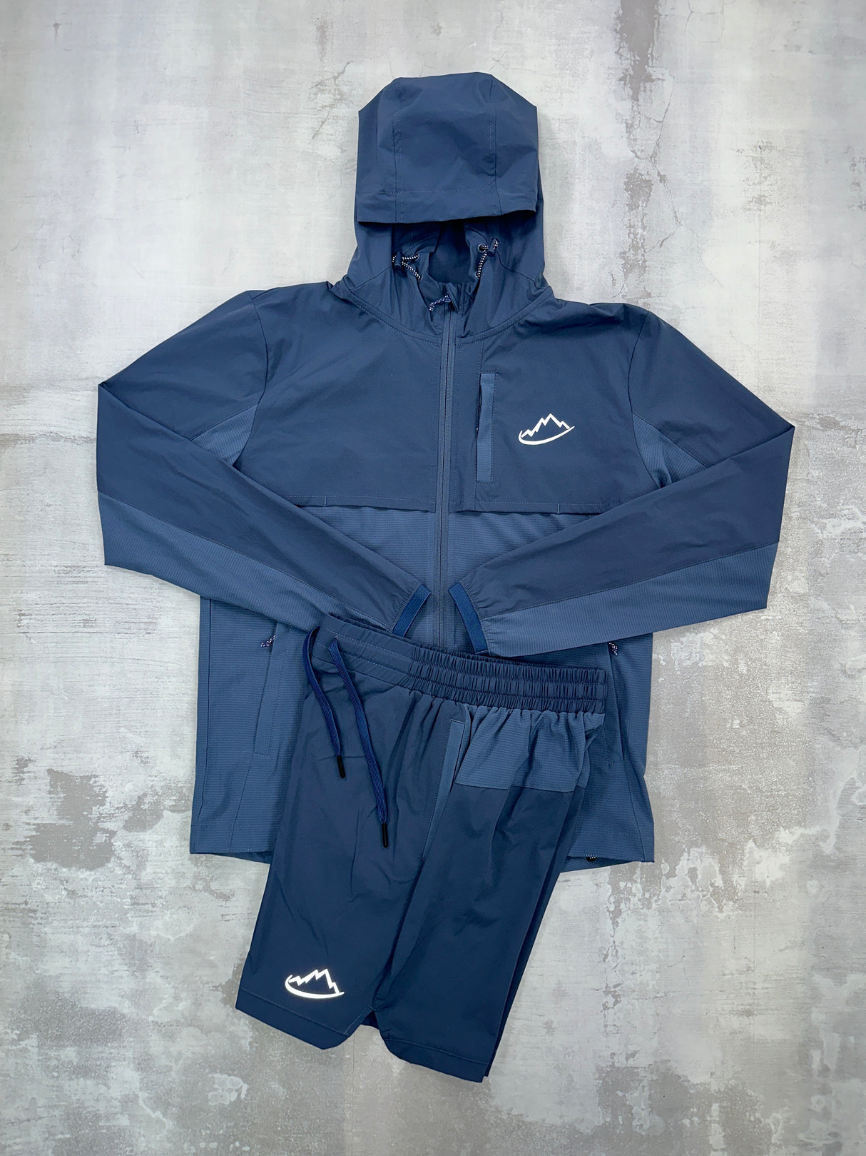 Adapt To Reflex Set Blue - Jacket & Shorts