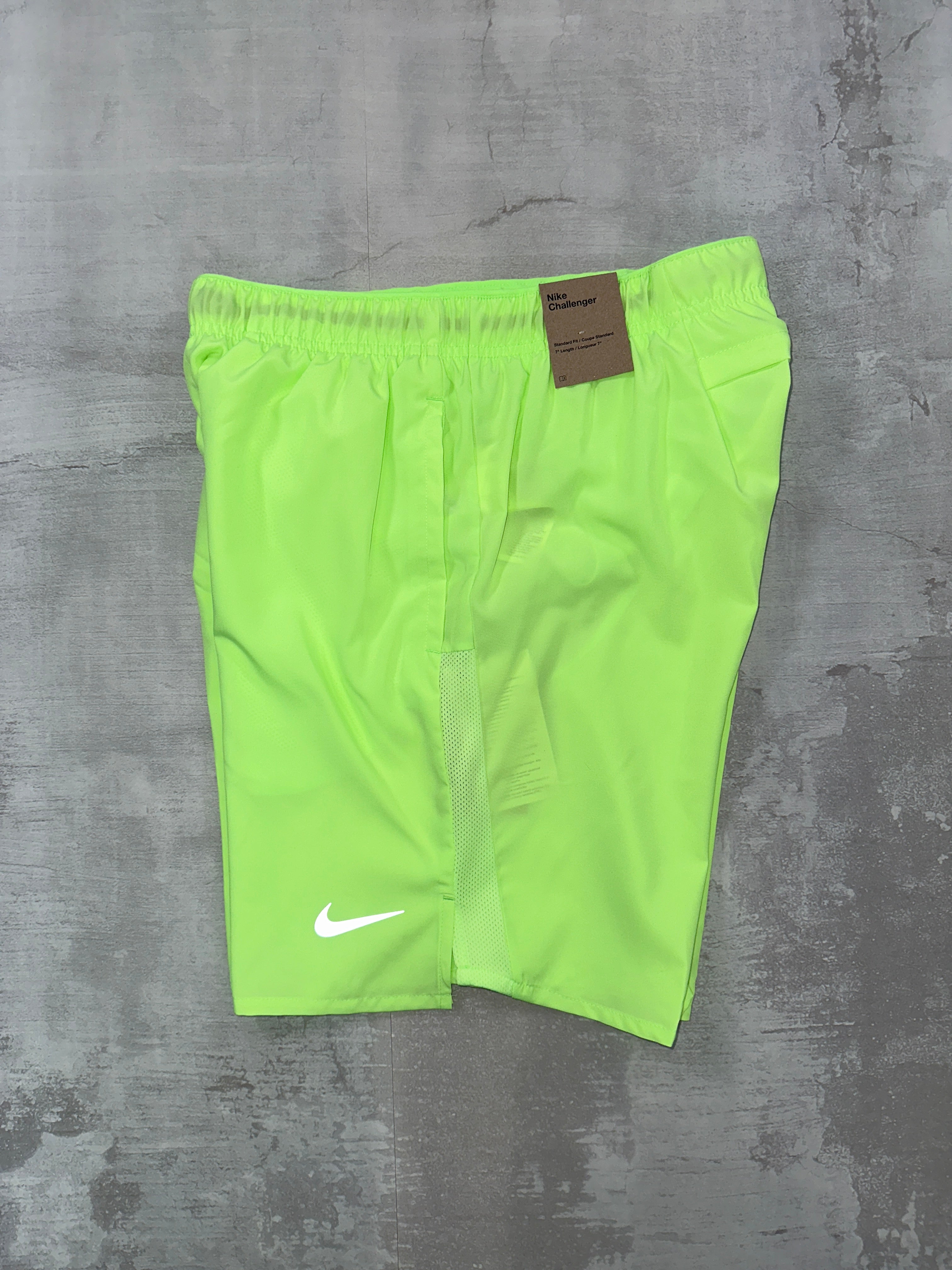 nike challenger shorts green