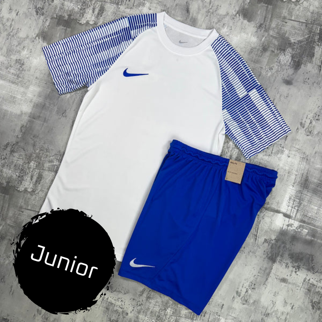 Nike Junior Academy Pro Set Royal Blue - T-Shirt & Shorts