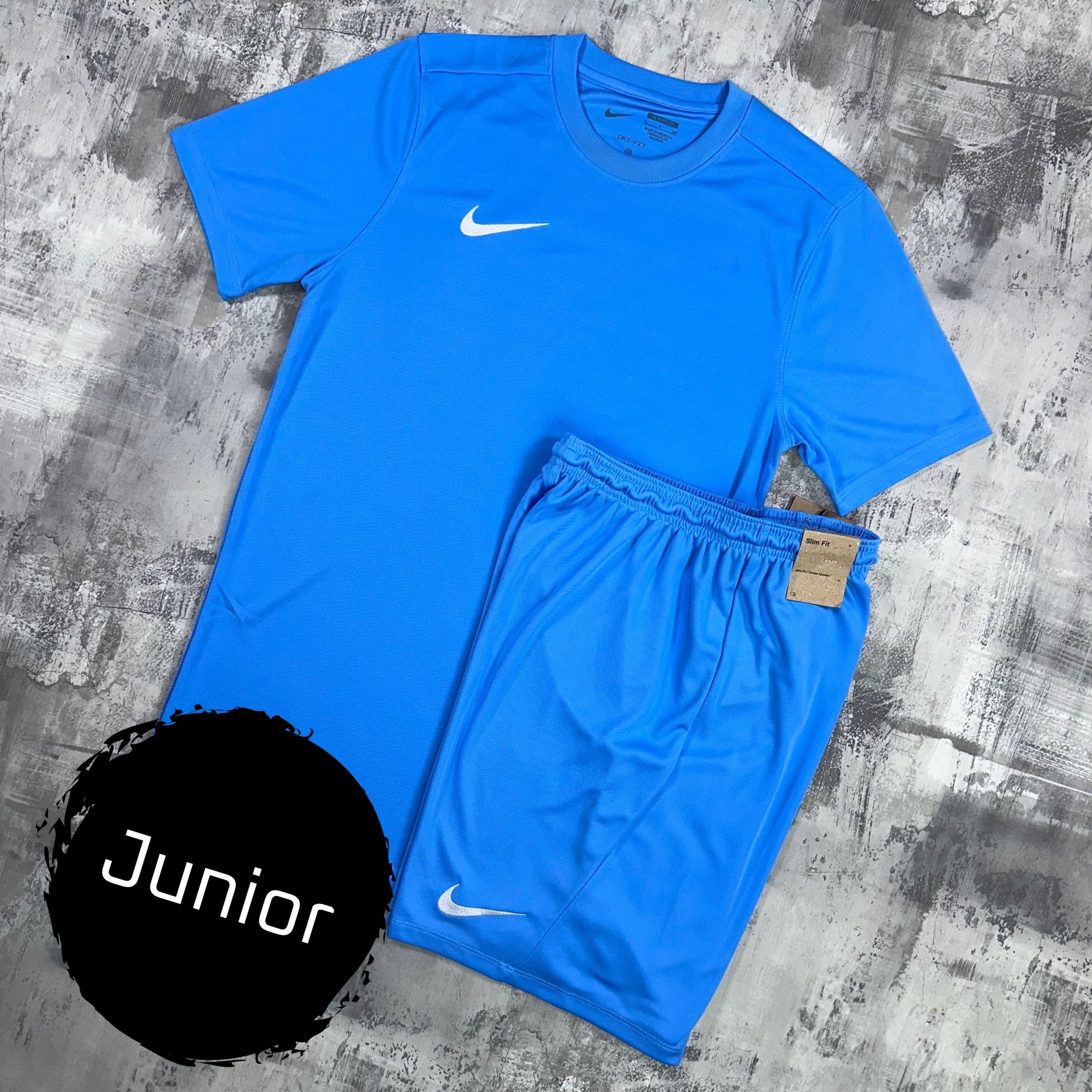 Nike Junior Dri-Fit Set | Sky Blue | T-Shirt & shorts