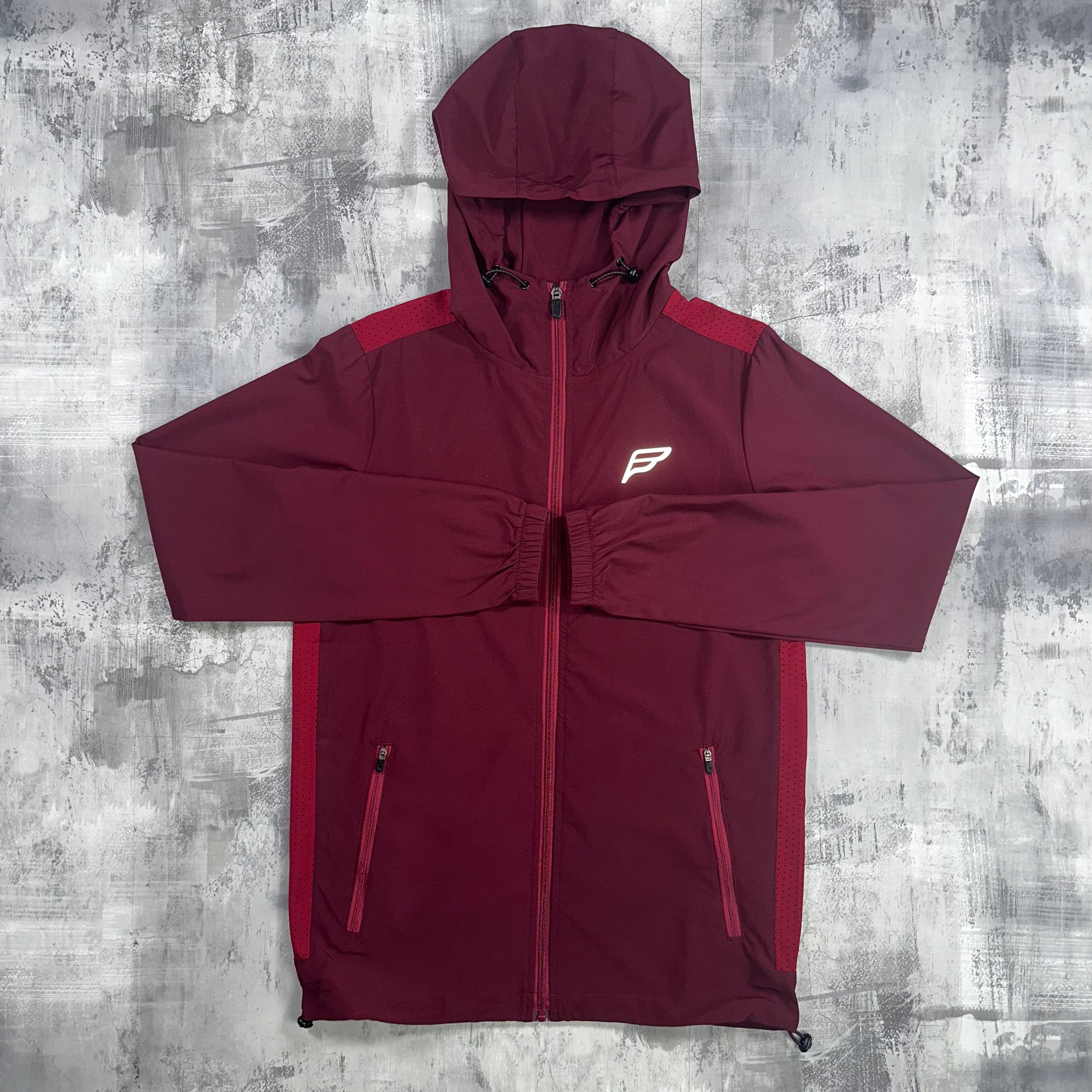 Frequency Active Vent Jacket Maroon