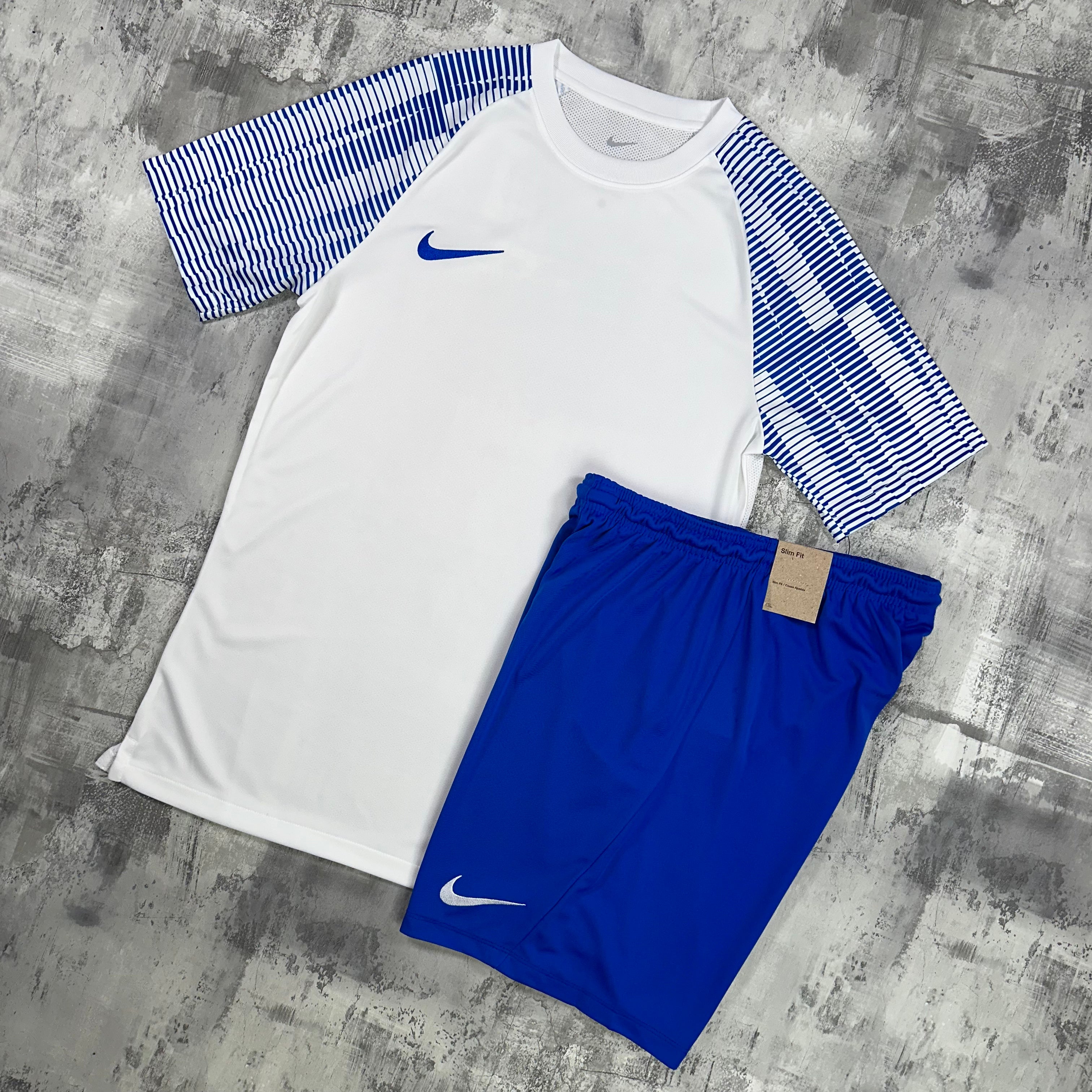 Nike Dri-Fit Academy Pro Set Royal Blue - t-shirt and shorts