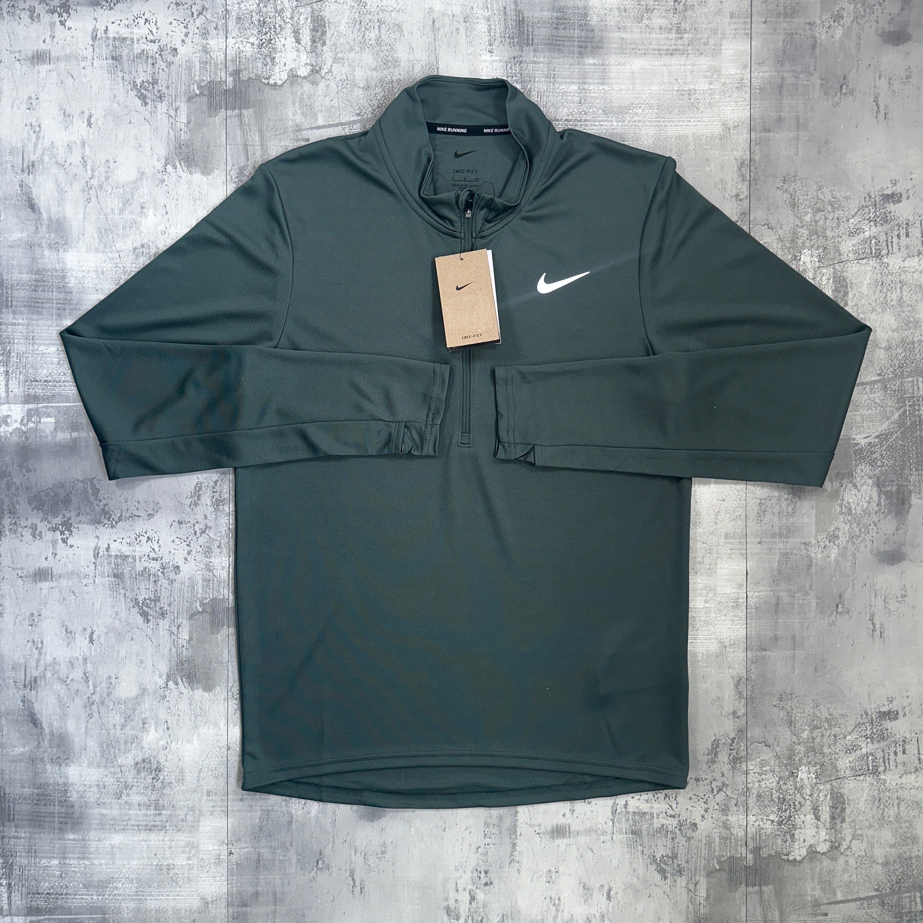 Nike pacer 1 2 zip Forest Green The Tech Club