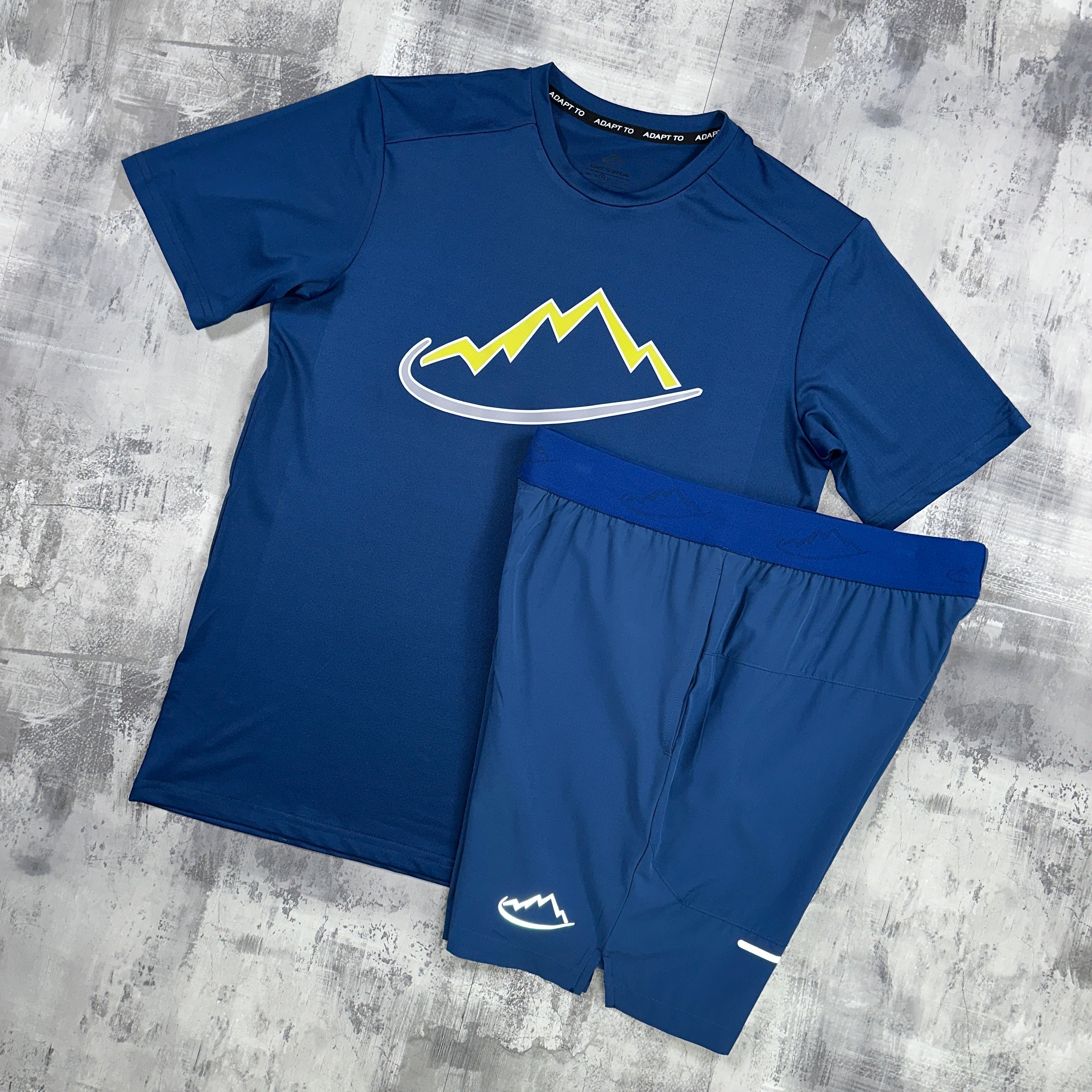 Adapt To performance set Blue - T-shirt & Shorts