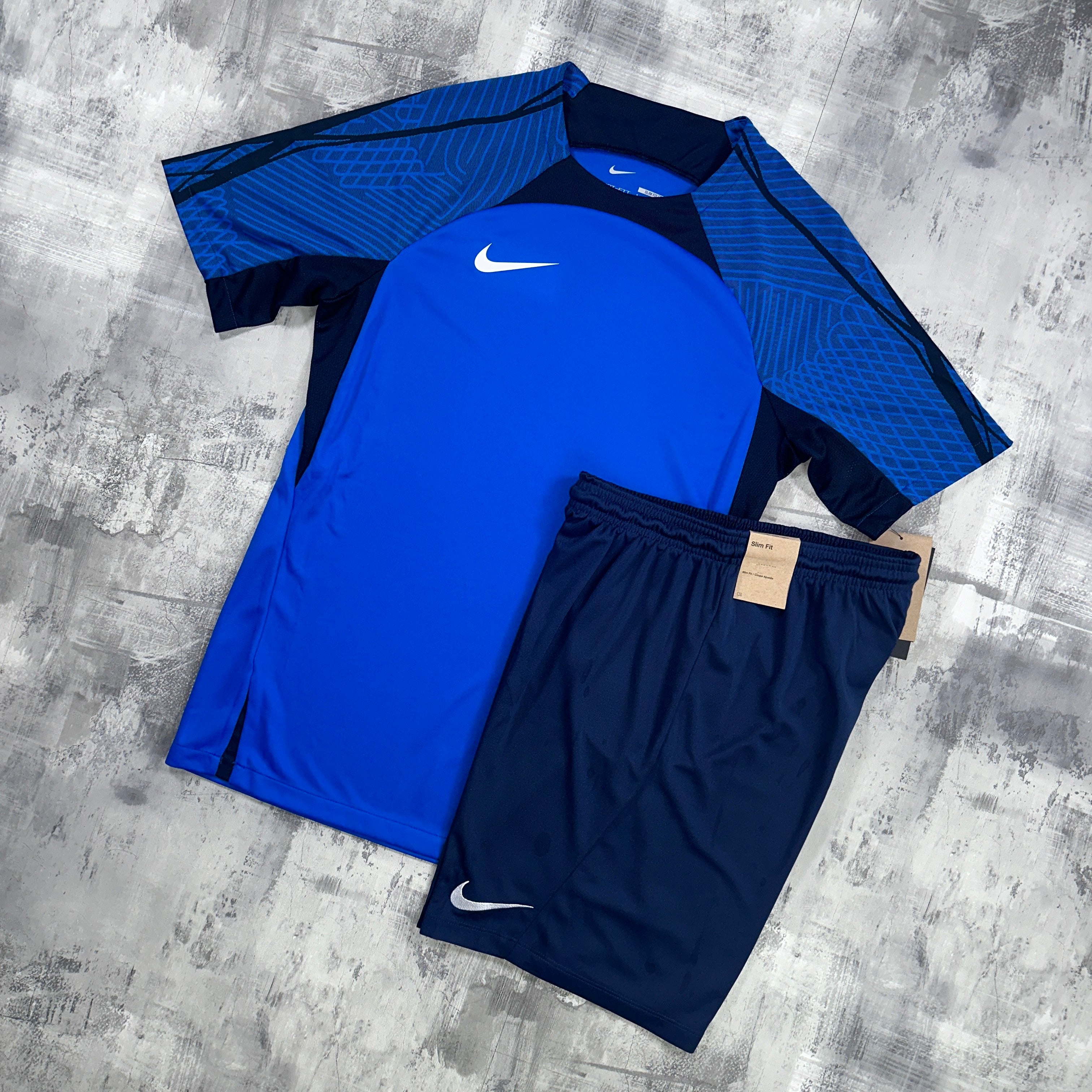 Nike Dri-Fit Strike set Royal Blue - t-shirt & shorts