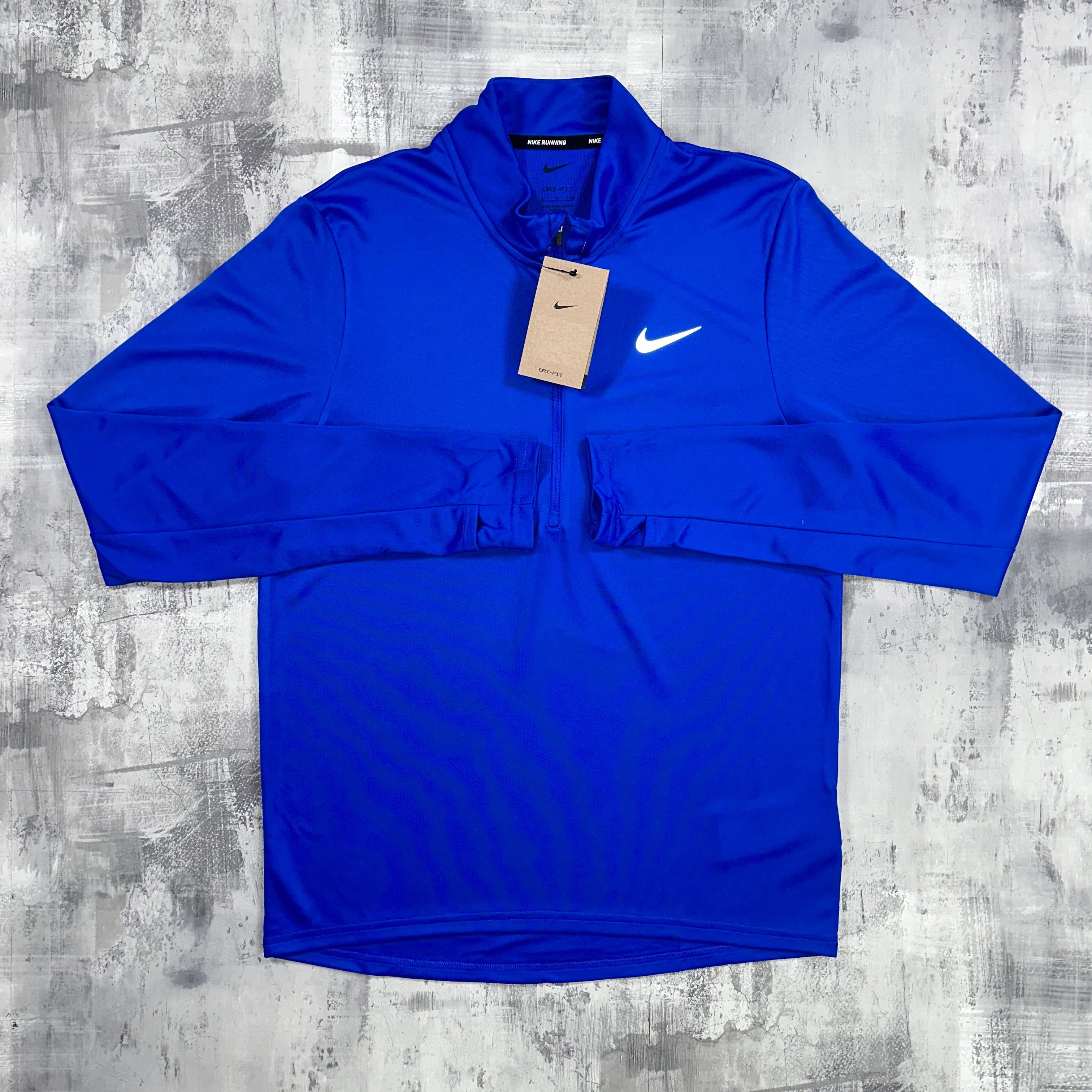Nike pacer 1/2 zip Royal Blue