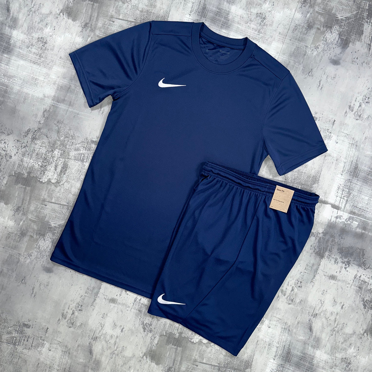 Nike Dri Fit set Navy T Shirt Shorts The Tech Club