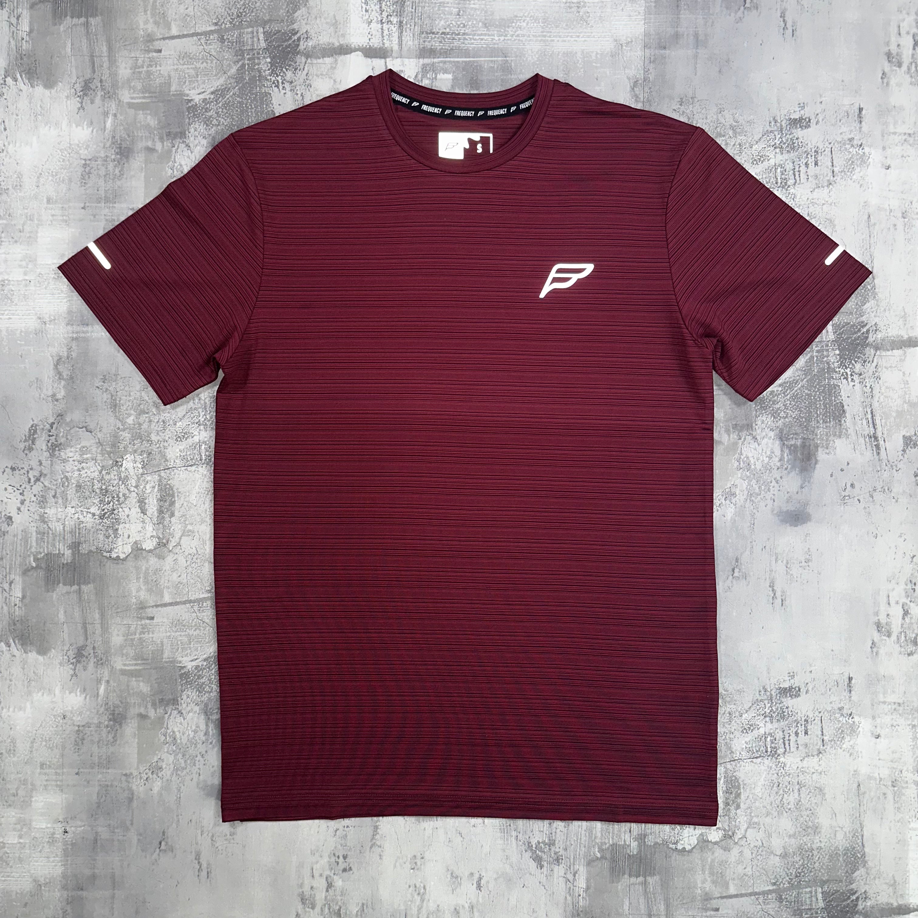 Frequency Motive T-Shirt Maroon