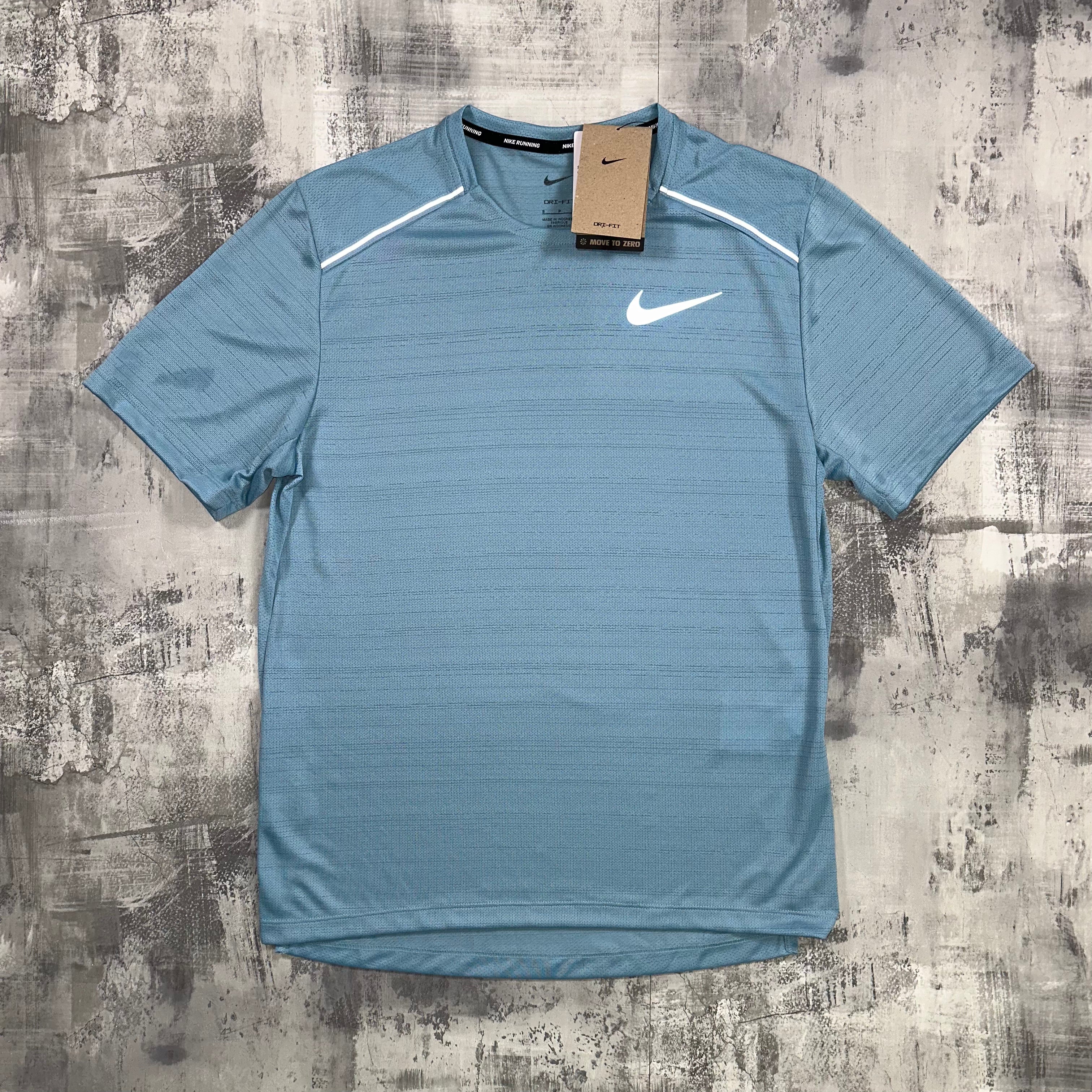 Nike miler t-shirt Baltic Blue