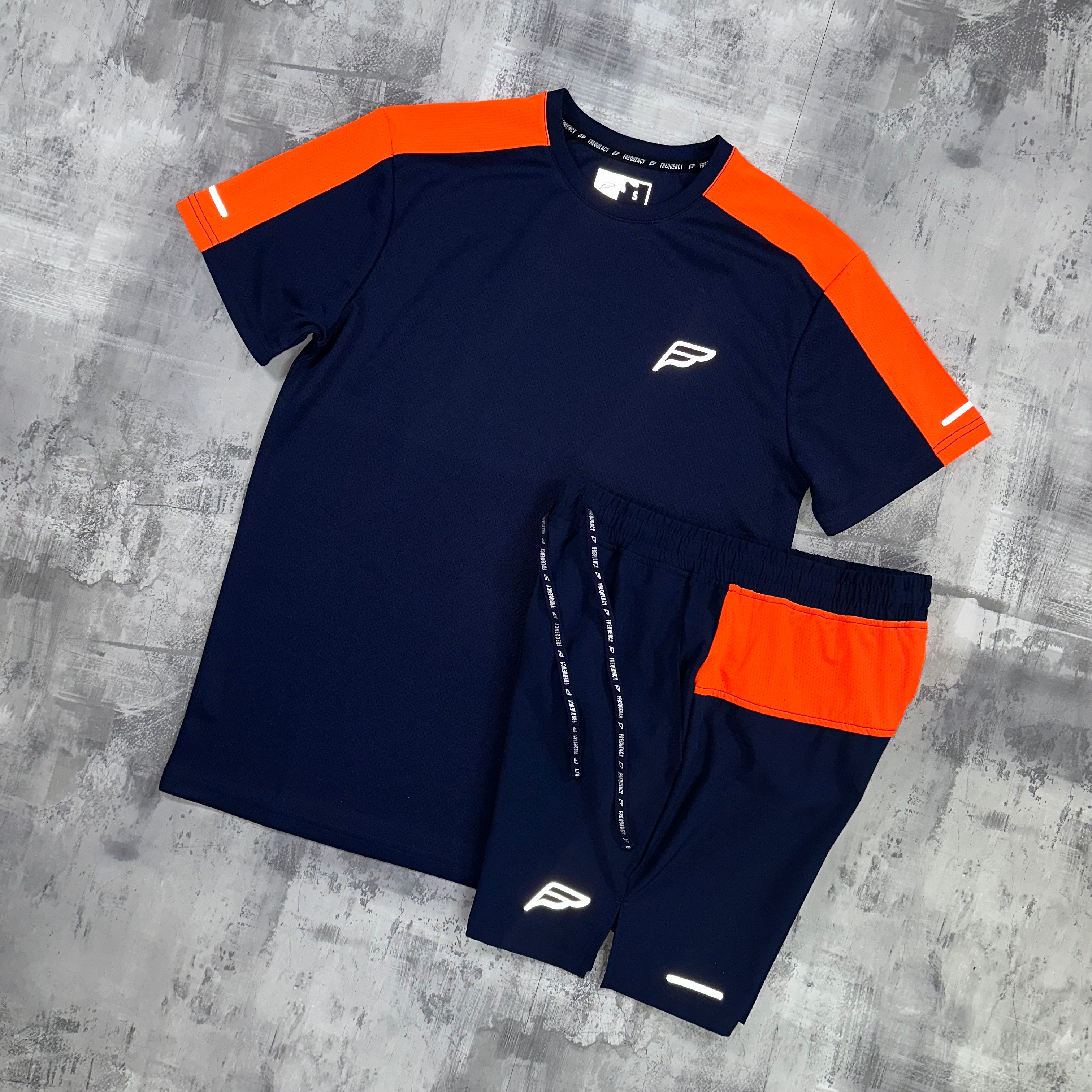 Frequency Perform Pro set Navy - T-shirt & Shorts