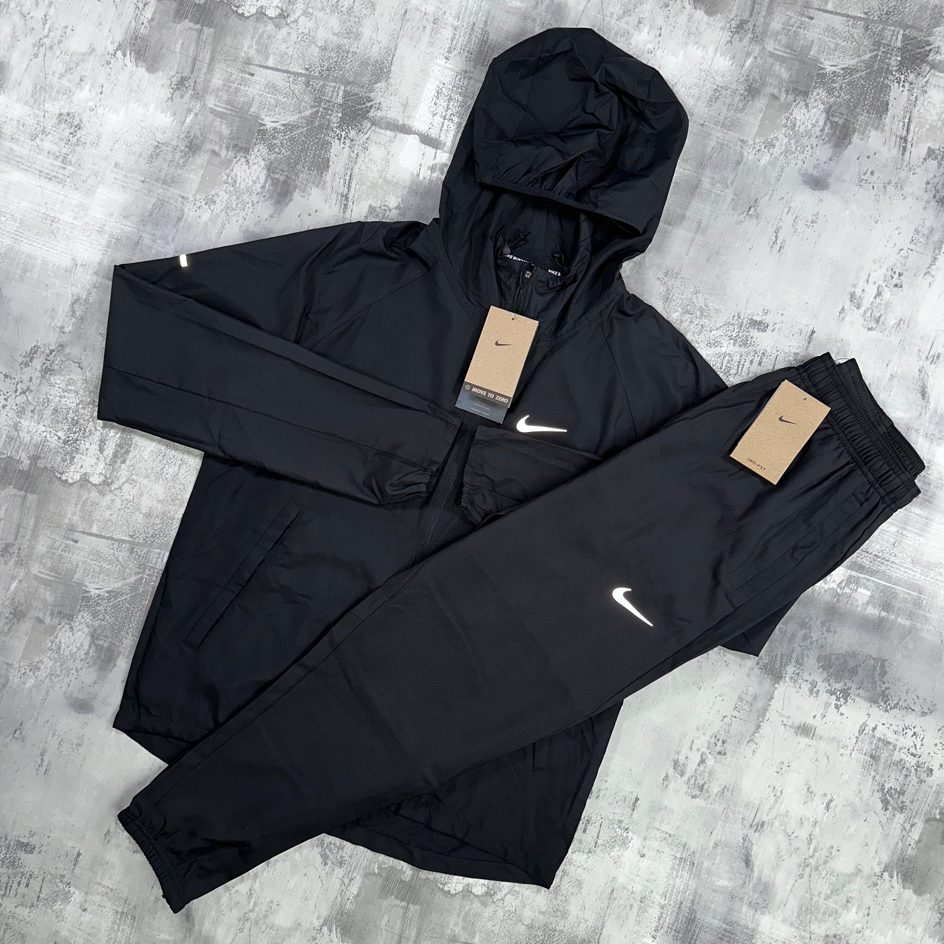 Nike Windrunner Set Black - jacket & trousers