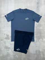 Adapt To Incline Set Navy - T-shirt & Shorts