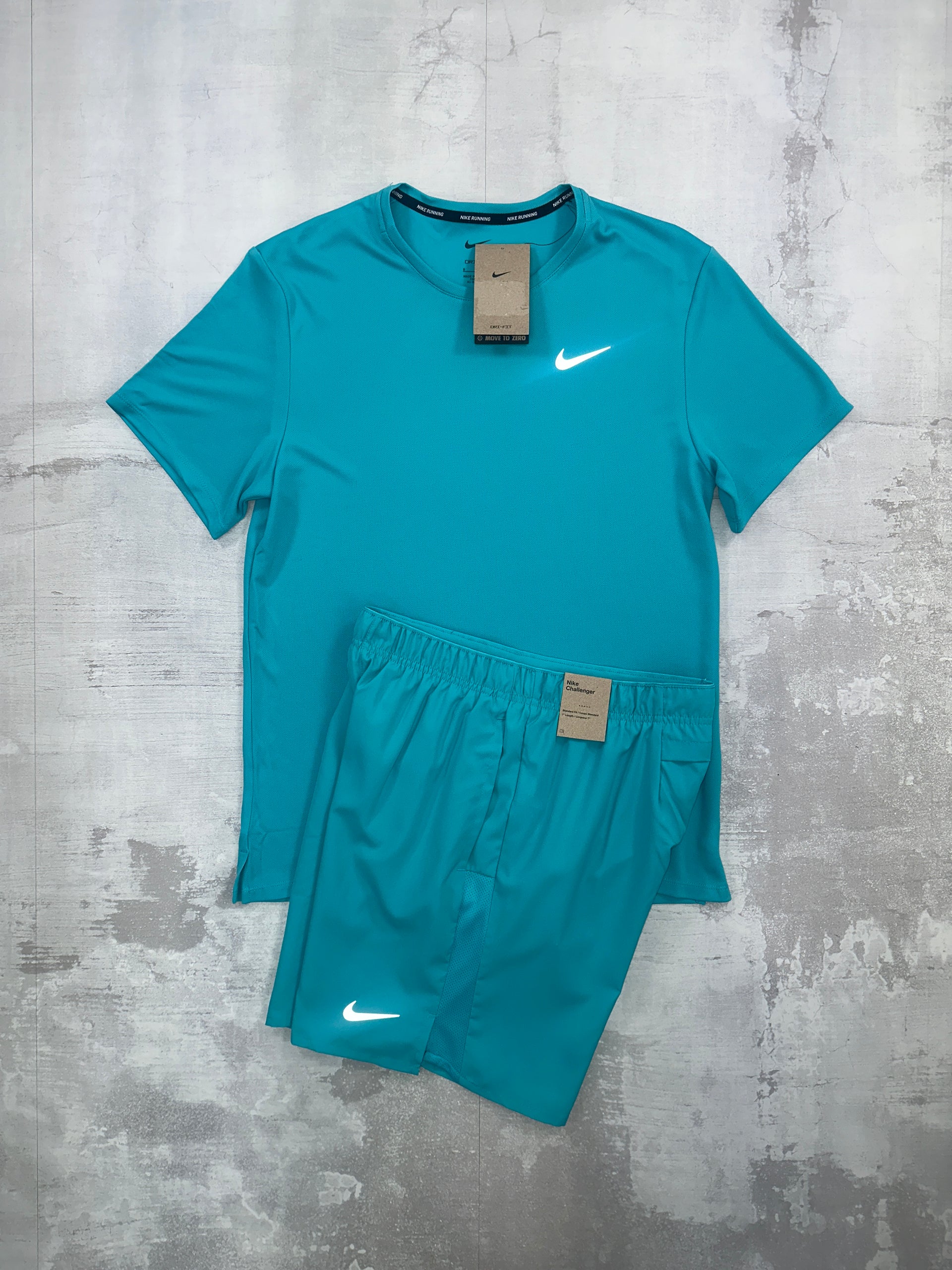 Nike Miler Set T-Shirt and Shorts Purple – The Tech Club