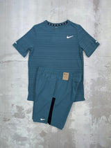 Nike Junior Miler set Sky Blue - t-shirt & shorts