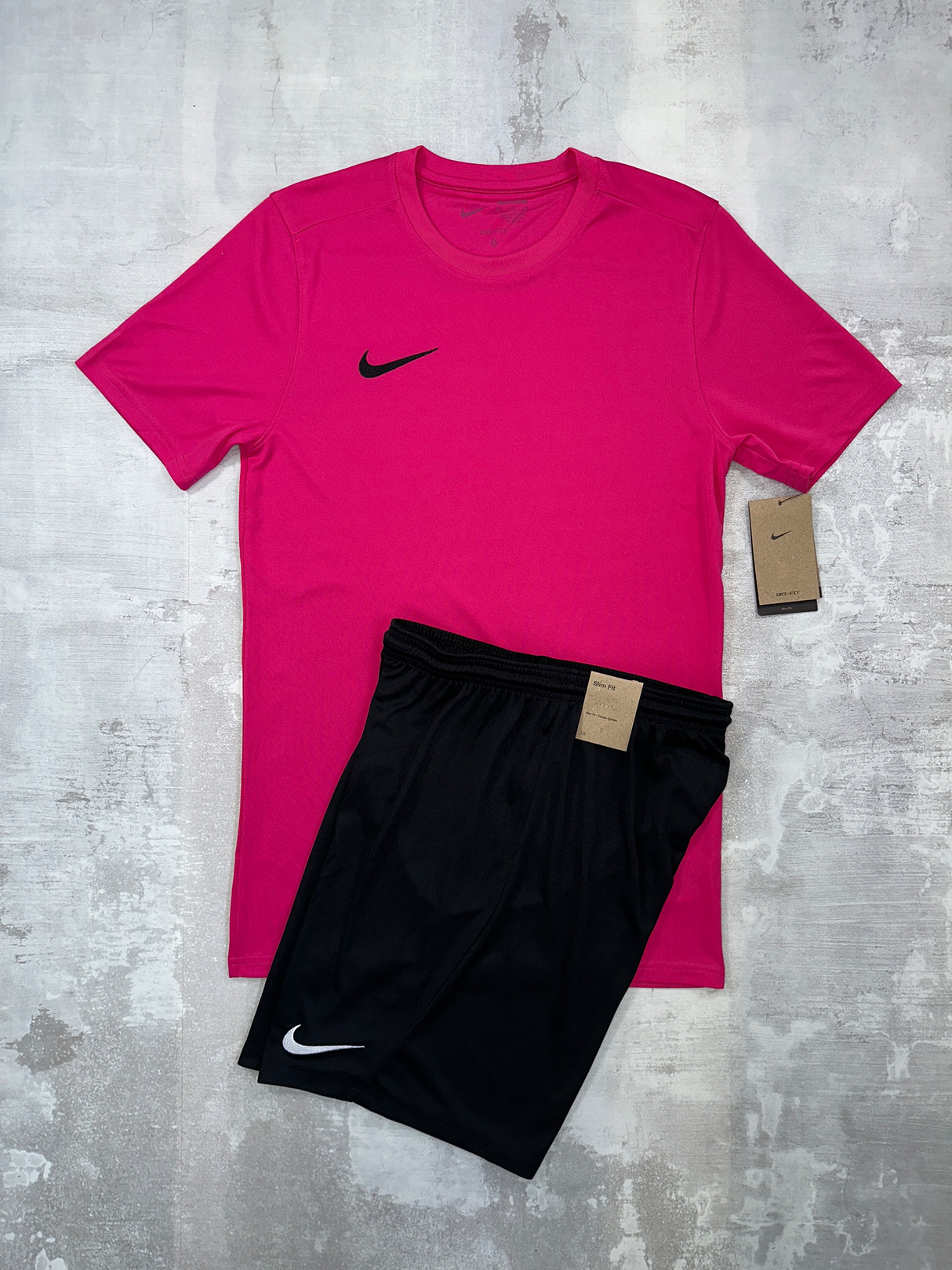 Nike Junior Dri-Fit Set | Pink | T-Shirt & Shorts
