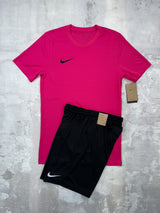 Nike Junior Dri-Fit Set | Pink | T-Shirt & Shorts