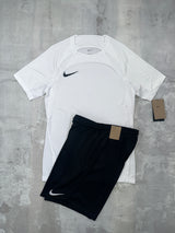 Nike Junior Dri-Fit Set | White | T-shirt & Shorts
