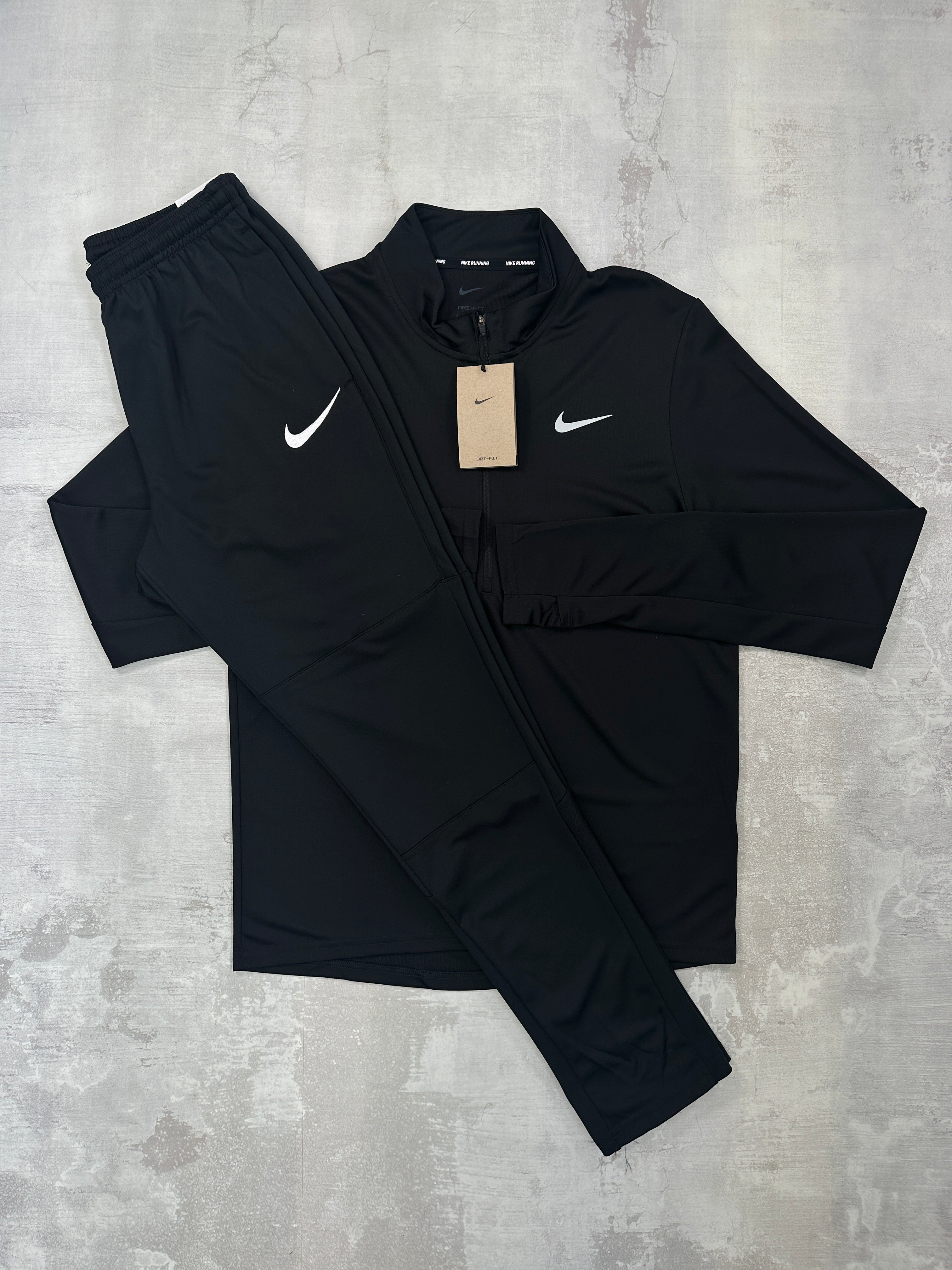 nike dri fit trousers black