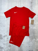 Nike Junior Dri-Fit set Red - t-shirt & shorts