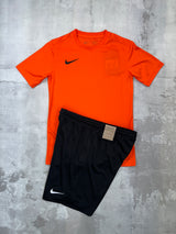 Nike Junior Dri-Fit set Orange - t-shirt & shorts