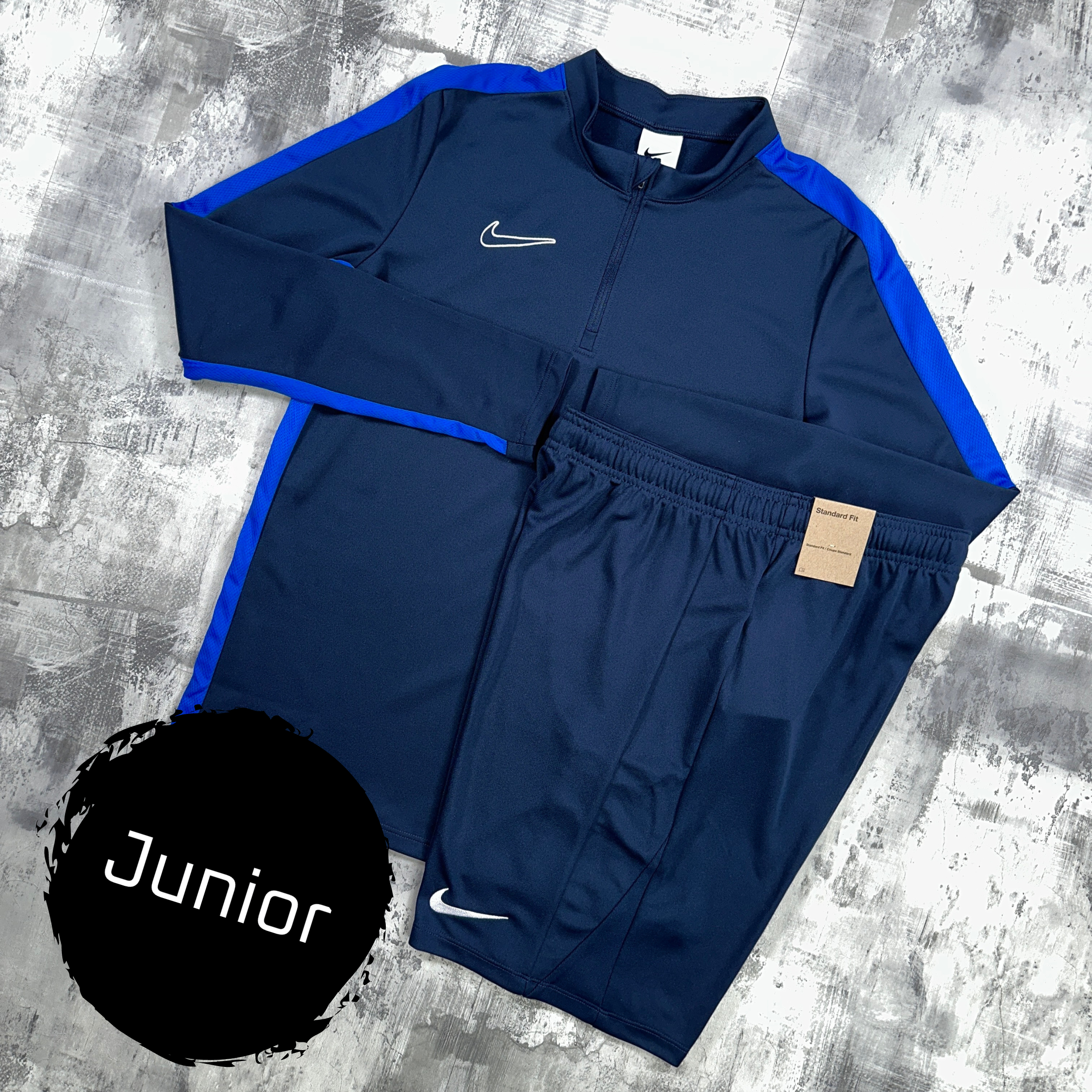 Nike Junior Academy set Navy - 1/2 Zip & Shorts