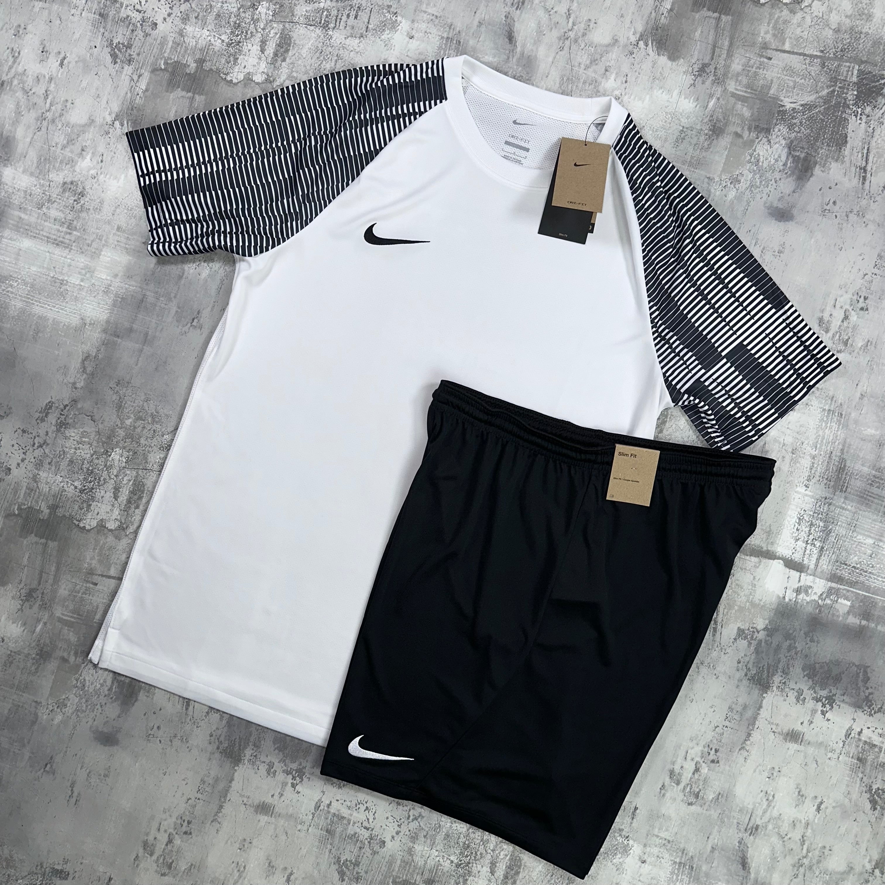 Nike Dri-Fit academy pro set White - t-shirt and shorts