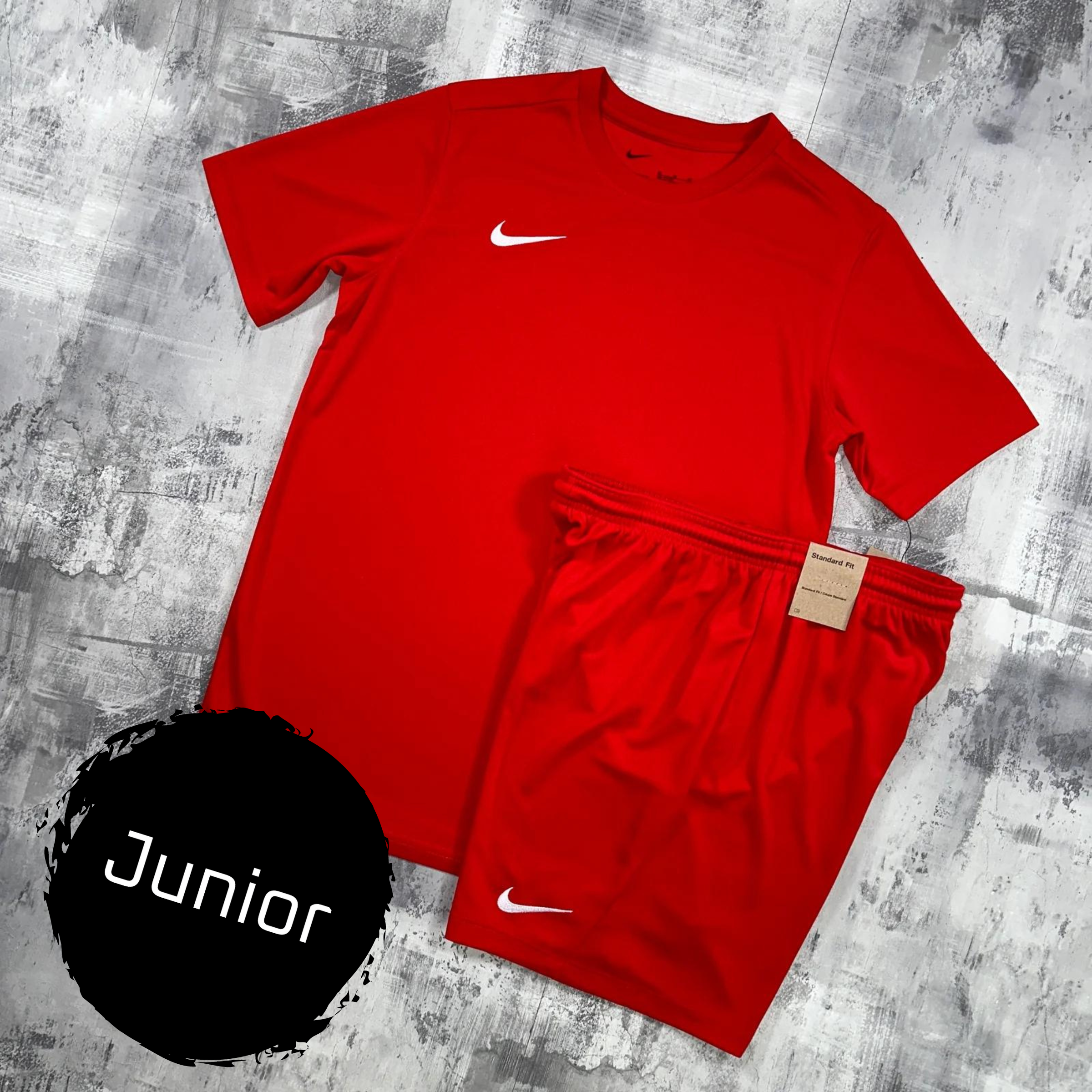 Nike Junior Dri-Fit set Red - t-shirt & shorts